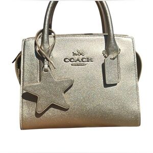 Coach Andrea Gold Satchel Bag NWT